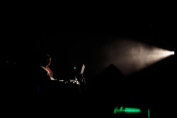 Gillian Grace of New Order performing on stage at Budweiser Stage in Toronto, CANADA