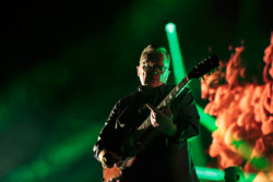 Bernard Sumner of New Order performing on stage at Budweiser Stage in Toronto, CANADA