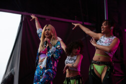 Pop singer Hayley Kiyoko performs at Lavender Wild Festival in Toronto
