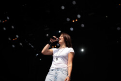 Pop singer Jade Lemacperforms at Lavender Wild Festival in Toronto