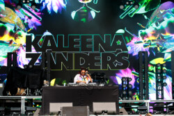 DJ and singer Kaleena Zanders performs at Lavender Wild Festival in Toronto
