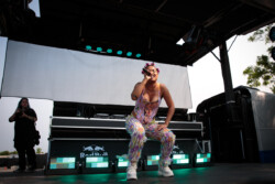 Rapper and producer Myst Milano performs at Lavender Wild Festival in Toronto