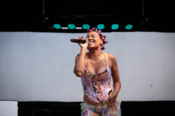 Rapper and producer Myst Milano performs at Lavender Wild Festival in Toronto