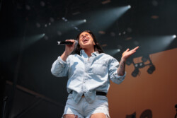 Indigenous Singer Shawnee Kish performs at Lavender Wild Festival in Toronto