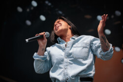 Indigenous Singer Shawnee Kish performs at Lavender Wild Festival in Toronto