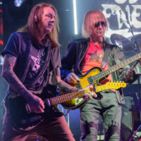 Trace Foster and Tom Hamilton perform iwith Close Enemies n Fort Lauderdale, Florida, on January 24, 2026.