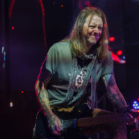 Trace Foster performs with Close Enemies in Fort Lauderdale, Florida, on January, 24, 2026