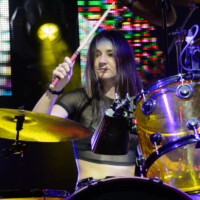 Paige Cantrill performs with Vern Daysel & The Burning Breeze in Fort Lauderdale, Florida, on January 24, 2026.