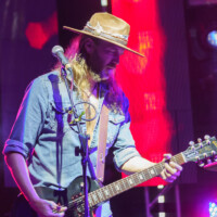 Coby Dante performs with Vern Daysel & The Burning Breeze in Fort Lauderdale, Florida, on January 24, 2026.