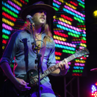 Coby Dante performs with Vern Daysel & The Burning Breeze in Fort Lauderdale, Florida, on January 24, 2026.