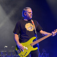 Corey Britz performs with Bush in Hollywood, Florida, on May 12, 2026. The performance was part of the "The Land of Milk and Honey" tour. (Photo by Geoffrey Clowes/Sipa USA)