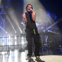 Gavin Rossdale performs with Bush in Hollywood, Florida, on May 12, 2026. The performance was part of the "The Land of Milk and Honey" tour. (Photo by Geoffrey Clowes/Sipa USA)