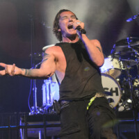Gavin Rossdale performs with Bush in Hollywood, Florida, on May 12, 2026. The performance was part of the "The Land of Milk and Honey" tour. (Photo by Geoffrey Clowes/Sipa USA)