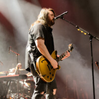 Wolfgang Van Halen performs with Mammoth in Hollywood, Florida, on May 12, 2026. (Photo by Geoffrey Clowes/Sipa USA)