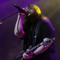 Wolfgang Van Halen performs with Mammoth in Hollywood, Florida, on May 12, 2026. (Photo by Geoffrey Clowes/Sipa USA)