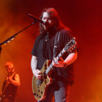Wolfgang Van Halen performs with Mammoth in Hollywood, Florida, on May 12, 2026. (Photo by Geoffrey Clowes/Sipa USA)