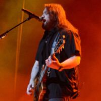 Wolfgang Van Halen performs with Mammoth in Hollywood, Florida, on May 12, 2026. (Photo by Geoffrey Clowes/Sipa USA)