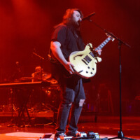 Wolfgang Van Halen performs with Mammoth in Hollywood, Florida, on May 12, 2026. (Photo by Geoffrey Clowes/Sipa USA)